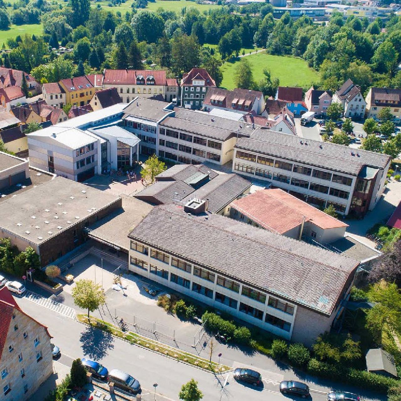 Oversiktsbilde av skolen, Paul-Pfinzing-Gymnasium